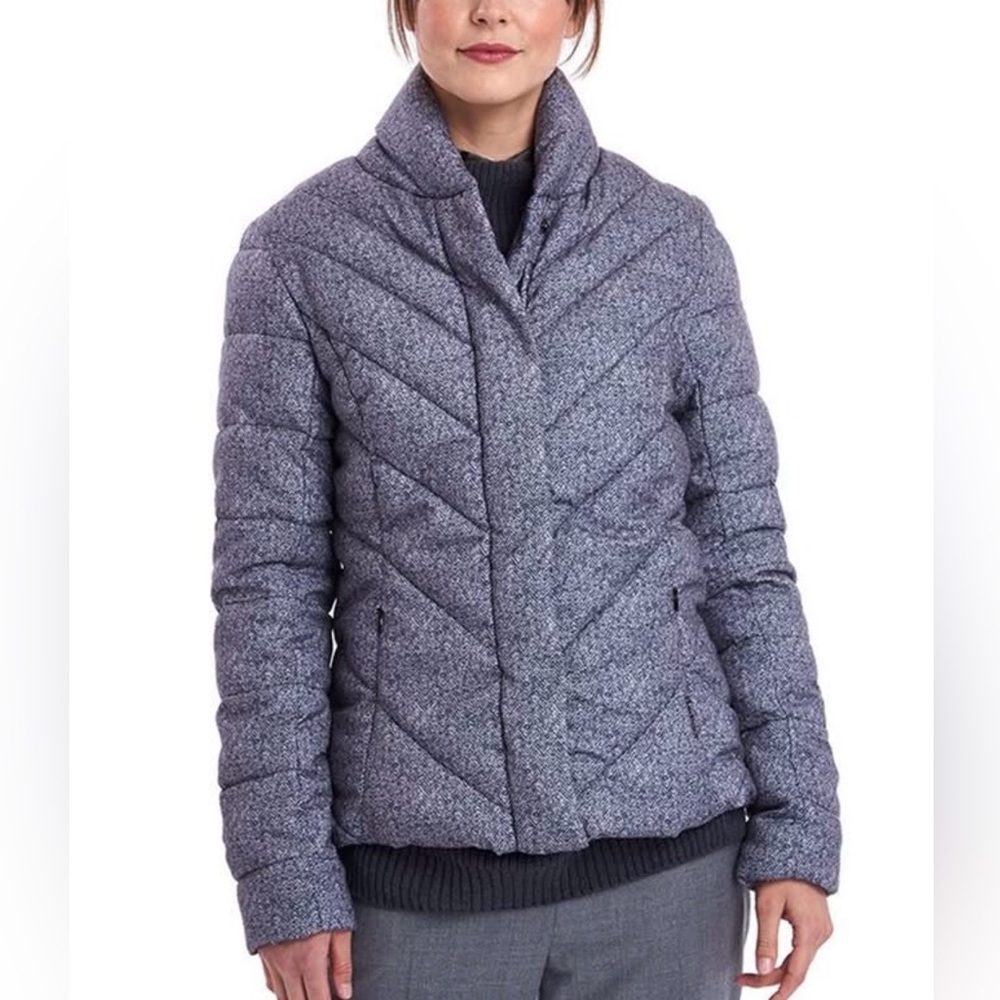 Women's Barbour  Gray Quilted Puffer Jacket size U.S. 4